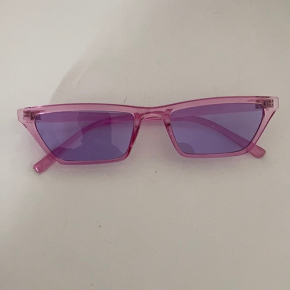 Pink retro sunglasses - Picture 2 of 3